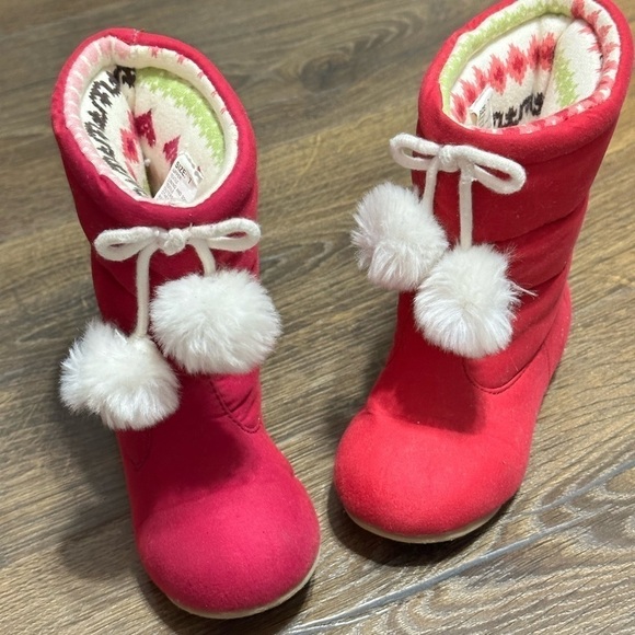 Janie and Jack girls winter boots size 7 - Picture 6 of 10